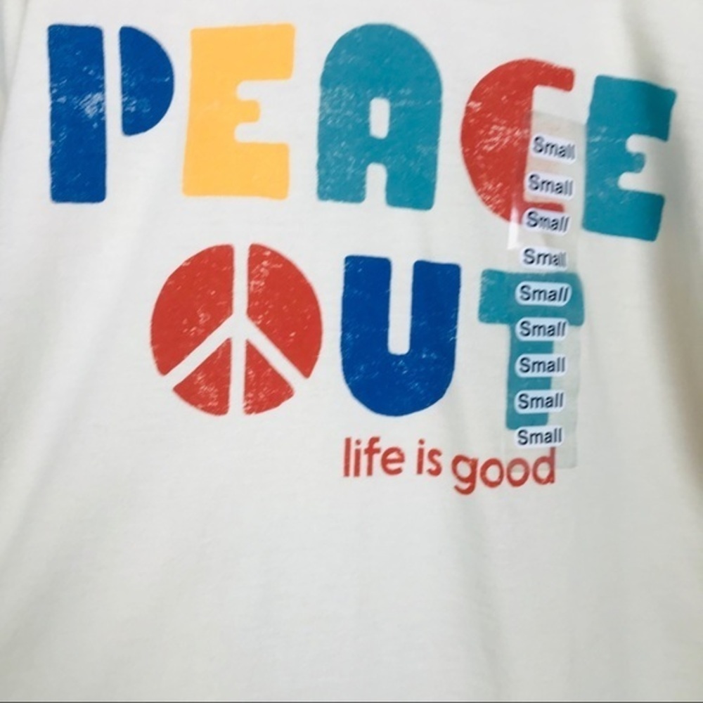 NWT LIFE IS GOOD Good Kids ‘Peace Out’  Bo…